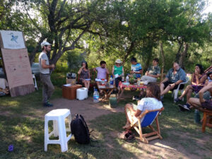 Workshop open air lesson with facilitator Marco Chiavassa